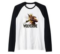 Marvel Wolverine Game Official Key Art 2026 Video Game Camiseta Manga Raglan