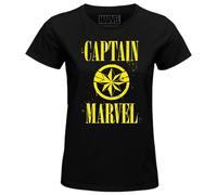 Marvel Womavlsts012 Camiseta, Negro, XXL para Mujer
