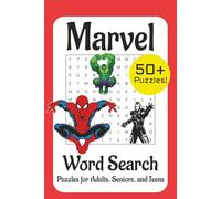 Marvel Word Search Puzzle Book: Word Searches with Easy to Read Print abouMarvel, Superheros, Comics, and More | 6x9 inches, 110 pages | 50+ Puzzles ... Gift for Vactions, Holidays and Free Times
