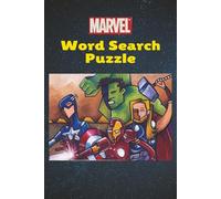 Marvel Word Search: Word Searches with Easy to Read Print about Marvel, Universe, Characters and More | 6x9 inches, 110 pages | 50+ Puzzles ... Gift for Vacations, Holidays and Free Times