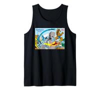 Marvel World of The Fantastic Four! Retro Vintage Comic Art Camiseta sin Mangas