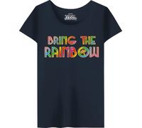 Marvel WOTLATMTS011 T-Shirt, Navy, L Mujer, Azul Marino, L