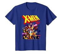 Marvel X-Men 97 Comic Camiseta, Niños, Azul Real, 2 años