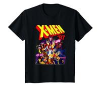 Marvel X-Men 97 Comic Camiseta, Niños, Negro, 12 años