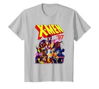 Marvel X-Men 97 Comic Camiseta, Niños, Plata, 2 años