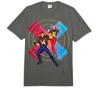 Marvel X-Men '97 Cyclops and Jean Grey Power Action Poses Comfort Colors Adult Heavyweight T-Shirt