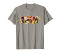 Marvel X-Men '97 Group Panels Wolverine Jean Grey Cyclops Camiseta