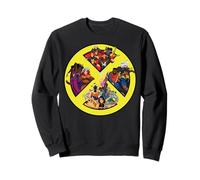 Marvel X-Men '97 Hero Groups Inside Bold Classic X-Men Logo Sudadera