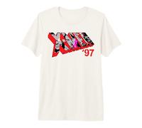 Marvel X-Men '97 Heros Face Portraits On Classic X-Men Logo Camiseta Premium
