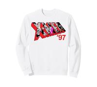 Marvel X-Men '97 Heros Face Portraits On Classic X-Men Logo Sudadera