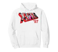 Marvel X-Men '97 Heros Face Portraits On Classic X-Men Logo Sudadera con Capucha