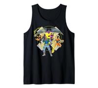 Marvel X-Men '97 Psylocke Archangel Sunspot Jubilee Cable Camiseta sin Mangas