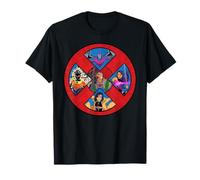 Marvel X-Men '97 Psylocke Cable Archangel Sunspot Jubilee Camiseta