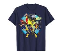 Marvel X-Men '97 Ready To Fight Wolverine Jean Grey Cyclops Camiseta