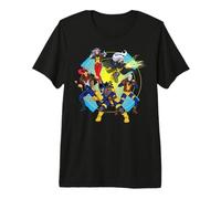 Marvel X-Men '97 Ready To Fight Wolverine Jean Grey Cyclops Camiseta Premium