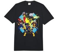 Marvel X-Men '97 Ready To Fight Wolverine Jean Grey Cyclops Comfort Colors Adult Heavyweight T-Shirt