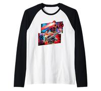 Marvel X-Men Cyclops & Cable Father's Day Dad & Son Team-Up Camiseta Manga Raglan