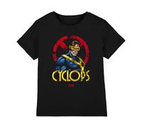 Marvel X-Men Cyclops Logo Unisex Camiseta Infantil, 5-6 A