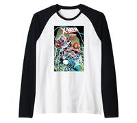 Marvel X-Men Demons and Death from The Ashes Comic Cover Camiseta Manga Raglan