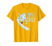 Marvel X-Men: Iceman: El Hombre de Hielo más frío Camiseta, Hombre, Dorado Brillante, S