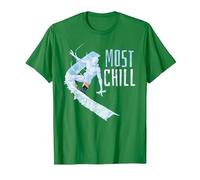 Marvel X-Men: Iceman: El Hombre de Hielo más frío Camiseta, Hombre, Verde Kelly, S