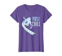 Marvel X-Men: Iceman: El Hombre de Hielo más frío Camiseta, Mujer, Morado Jaspeado, S