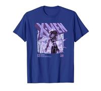 Marvel X-Men Jean Grey Info Camiseta, Hombre, Azul Real, M