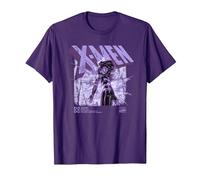 Marvel X-Men Jean Grey Info Camiseta, Hombre, Morado, 3XL