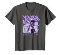 Marvel X-Men Jean Grey Info Camiseta, Niños, Asfalto, 3 años