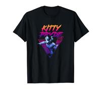Marvel X-Men Kitty Pryde Retro Neon Triangle Camiseta