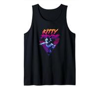 Marvel X-Men Kitty Pryde Retro Neon Triangle Camiseta sin Mangas