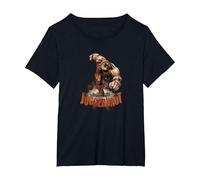 Marvel X-Men The Juggernaut Grunge Smash Camiseta, Mujer Tallas Grandes, Negro, 3XL Grande
