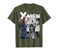 Marvel X-Men Wolverine & Darkhawk Legendary Camiseta, Hombre, Verde Oliva, L