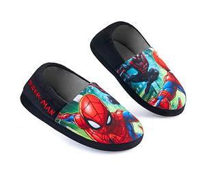 Marvel Zapatillas Casa Niño - Spiderman Avengers (Negro Spiderman, numeric_33)