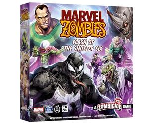 Marvel Zombies: A Zombicide Game - Clash of The Sinister Six - Heroes vs. Villains in a Zombie Apocalypse! Cooperative Strategy Game, Ages 14+, 1-6 Players, 90 Minute Playtime, Made by CMON