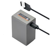 Marveleese Platinum NP-FV100A NP-FV100 - Batería USB-C (4590 mAh, con entrada USB directa (1395), sin restricción de uso, HDR CX625, CX730, CX250, PJ810, FDR AX53, AX33, AX100, etc