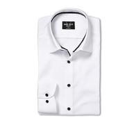 Marvelis Camisa Body Fit Monocolor, Negro, 39