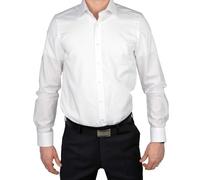 Marvelis Camisa Body Fit Monótono, Blanco, 41