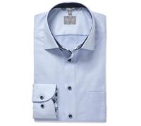 Marvelis Camisa de hombre manga larga regular 700424, azul, 39