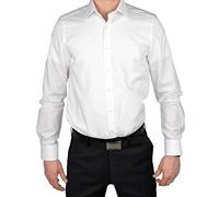 Marvelis - Camisa formal - Básico - Manga Larga - para hombre blanco 38