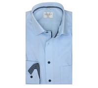 Marvelis New Kent - Camisa de negocios de manga larga para hombre, Azul 11., 47 Grande