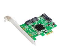 Marvell 88SE9215 4 Ports SATA 6G PCI Express Controller Card PCI-e to SATA III 3.0 Converter PCI Low Profile Bracket SATA3.0