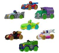 Marvel'S Spidey and His Amazing Friends Amazing Metals - Paquete de 7 Mini vehículos fundidos a presión de 3 Pulgadas con Personajes Integrados