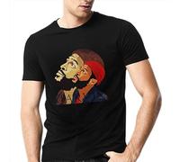 Marvin Gaye Print Unisex T-Shirts Men tee Cotton Tops Black Shirt M