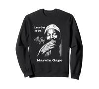 Marvin Gaye Vintage Soul Music Let's Get It On Graphic Sudadera