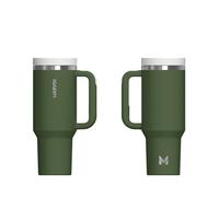 MARVIN THE HOLDER 1200 ML - Termo Acero Inoxidable - Conserva frío 12 horas y calor 8 horas - Diseño Premium para Escapadas, Oficina o Deporte - Doble Apertura, Asa ergonómica, Sin BPA (Cadet)