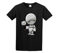 Marvin The Paranoid Android Hitchhiker's Guide To The Galaxy O-Neck 100% Cotton Short Sleeve Unisex T-Shirt L