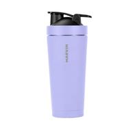 MARVIN THE SHAKED - Termo Batidor Acero Inoxidable 750 ml - Conserva frío 12 horas - Conserva calor 8 horas - Diseño Premium para Smoothies, Protein Shakes y Estilo Activo - Sin BPA (Lavender Bath)