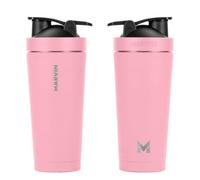 MARVIN THE SHAKED - Termo Batidor Acero Inoxidable 750 ml - Conserva frío 12 horas - Conserva calor 8 horas - Diseño Premium para Smoothies, Protein Shakes y Estilo Activo - Sin BPA (Nipple)