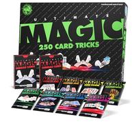 Marvin's Magic Juego de 250 Truco de Cartas Alucinantes | Juego de trucos para niños y adultos, 8 barajas especiales, rutinas fáciles de aprender, folleto ilustrado